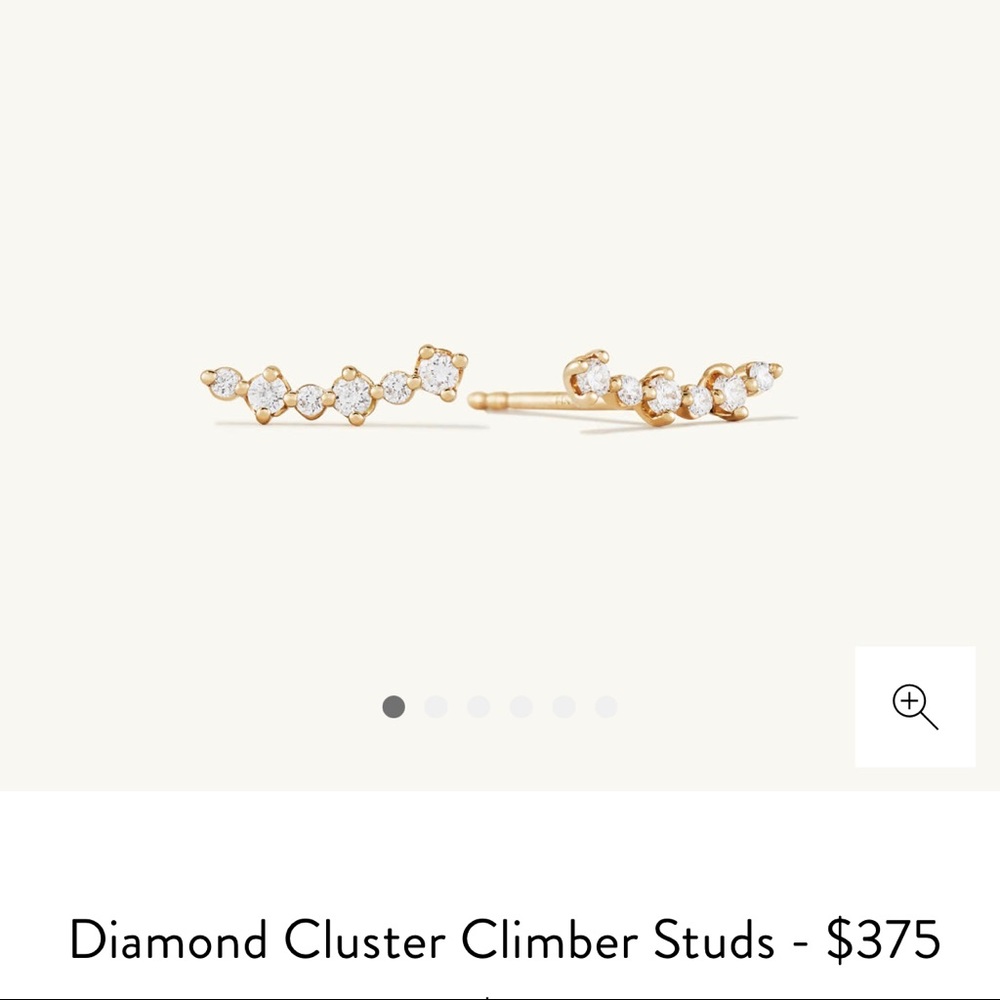 Mejuri Diamond Cluster Climbers
